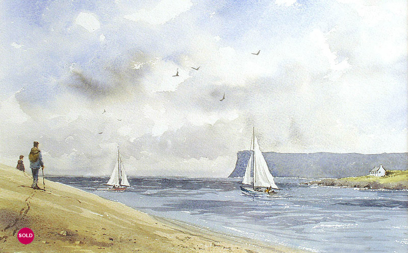 Sailing in the River Camel